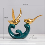 Handmade Modern Ceramic Sculpture Decoration - Artistic Home Decor, view 5