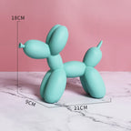 Balloon Dog Resin Figurine for Home or Office Desk - Modern Nordic Decor, view 4