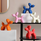 Balloon Dog Resin Figurine for Home or Office Desk - Modern Nordic Decor, view 8