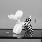 Balloon Dog Resin Figurine for Home or Office Desk - Modern Nordic Decor, view 9