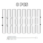 Flexible Glass Tube Flower Vase with Hinges - Borosilicate, 6 or 8 Tubes, view 13