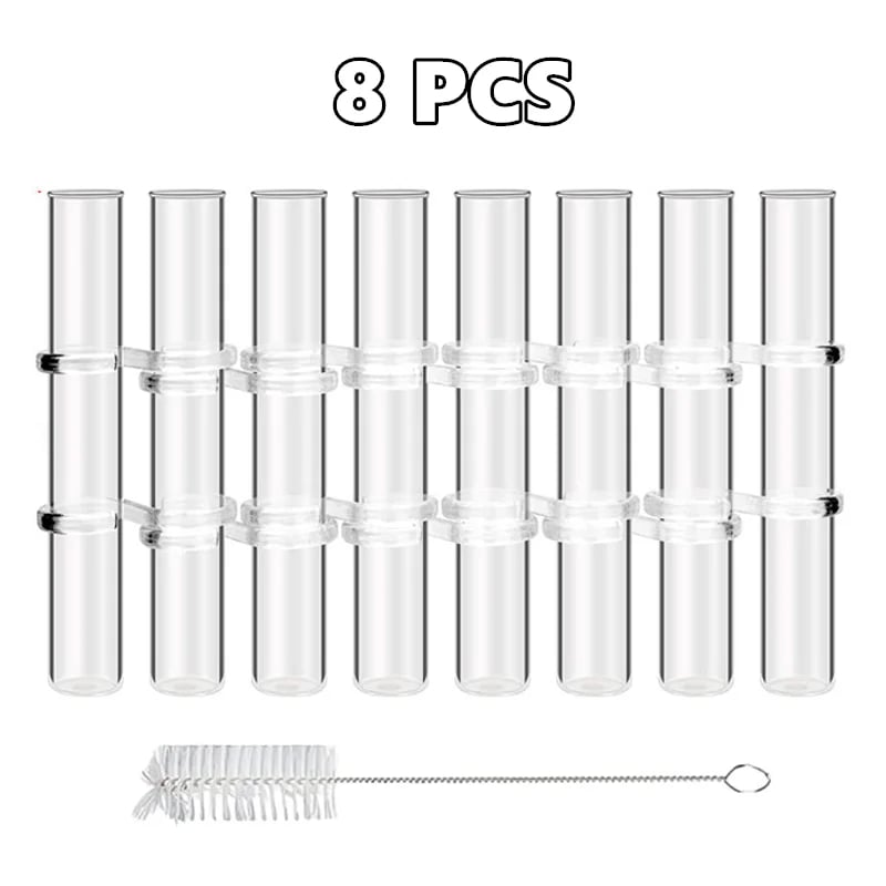 Flexible Glass Tube Flower Vase with Hinges - Borosilicate, 6 or 8 Tubes, view 13