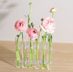 Flexible Glass Tube Flower Vase with Hinges - Borosilicate, 6 or 8 Tubes, view 7