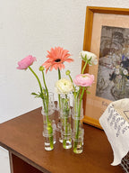 Flexible Glass Tube Flower Vase with Hinges - Borosilicate, 6 or 8 Tubes, view 8