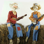 Funny Animated Duel Banjo Skeletons - 40cm, Battery Powered, view 5