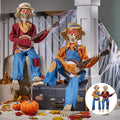 Funny Animated Duel Banjo Skeletons - 40cm, Battery Powered