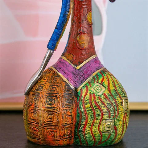 Modern Abstract Woman Sculptures for Home Decor - Handcrafted Resin, view 4