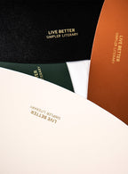 Triangle Faux Leather Placemat Set with Matching Coasters, 4 Colours, view 12