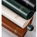 Triangle Faux Leather Placemat Set with Matching Coasters, 4 Colours, view 8