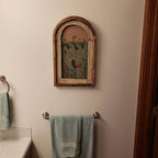 Swimming Wall Art Bathroom Decor - Wood Print, 30x20cm, Ready to Hang, view 5