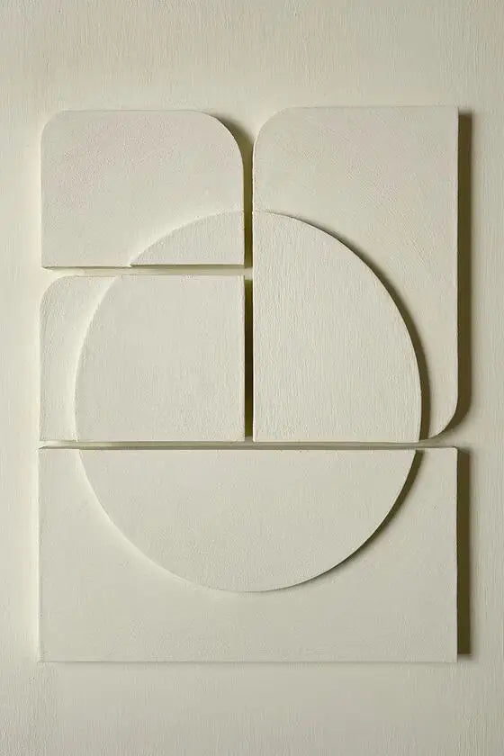 Abstract Minimalist 3D Canvas Wall Art for Living Room or Office - Unframed, view 10