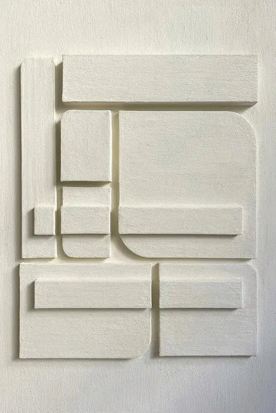Abstract Minimalist 3D Canvas Wall Art for Living Room or Office - Unframed, view 17
