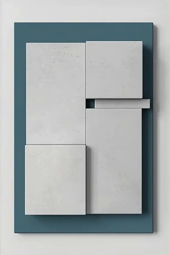 Abstract Minimalist 3D Canvas Wall Art for Living Room or Office - Unframed, view 18