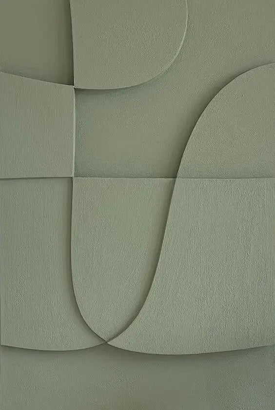 Abstract Minimalist 3D Canvas Wall Art for Living Room or Office - Unframed, view 9