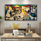 Guernica Picasso Canvas Art Print - Cotton Canvas, Vertical Rectangular, view 4