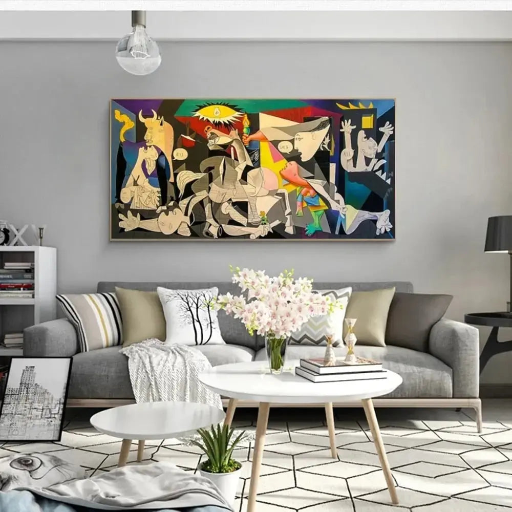 Guernica Picasso Canvas Art Print - Cotton Canvas, Vertical Rectangular, view 5