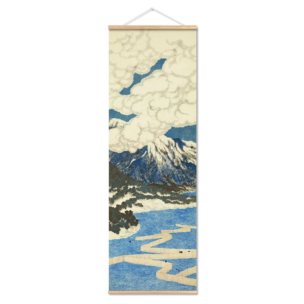 Japanese Ou-Mi Ukiyoe Scroll Print Poster - Canvas, Vertical Rectangle, view 5