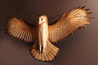 Wooden Owl Wall Decoration for Home - Premium Quality Wood, Shellac Finish, view 2
