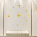 Large Modern Wall Clock for Home - 40cm Diameter, Quartz Movement, view 3