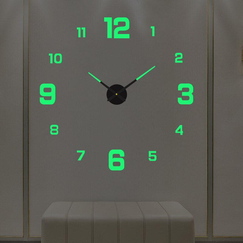 Large Modern Wall Clock for Home - 40cm Diameter, Quartz Movement, view 5