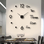 Large Modern Wall Clock for Home - 40cm Diameter, Quartz Movement, view 8