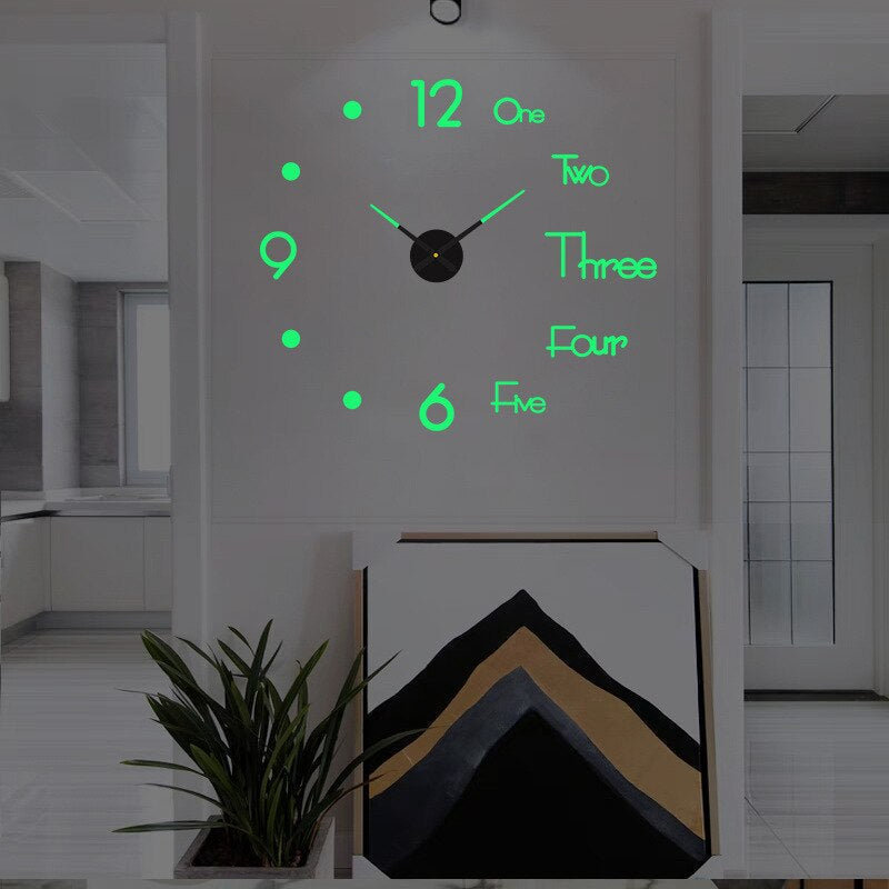 Large Modern Wall Clock for Home - 40cm Diameter, Quartz Movement, view 9