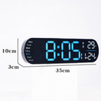 Multifunctional Decorative LED Digital Wall Clock - 35 cm, PVC, view 11