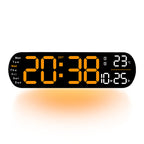 Multifunctional Decorative LED Digital Wall Clock - 35 cm, PVC, view 12