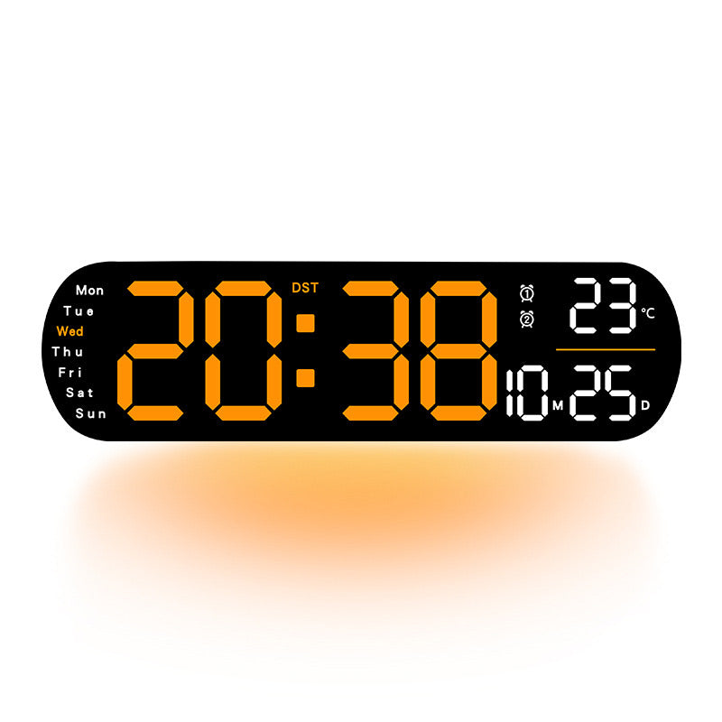 Multifunctional Decorative LED Digital Wall Clock - 35 cm, PVC, view 12