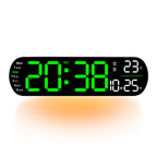 Multifunctional Decorative LED Digital Wall Clock - 35 cm, PVC, view 14