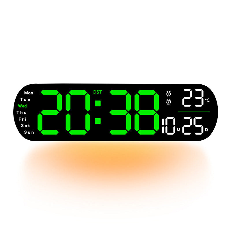 Multifunctional Decorative LED Digital Wall Clock - 35 cm, PVC, view 14