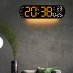 Multifunctional Decorative LED Digital Wall Clock - 35 cm, PVC, view 3