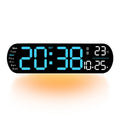 Multifunctional Decorative LED Digital Wall Clock - 35 cm, PVC