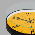 Black Nordic Style Wall Clock - Quartz Movement, Plastic and Glass, 11.8 Inch, view 4
