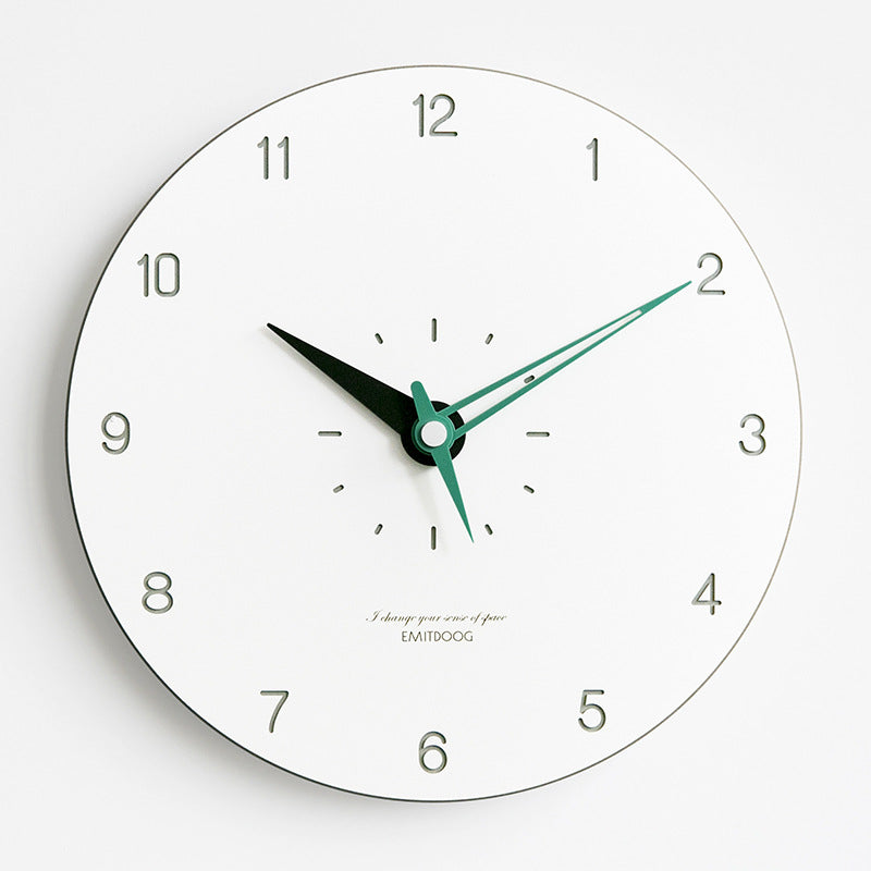 Minimalistic Modern Round Wall Clock - Silent Sweep, 29 cm, MDF Acrylic, view 5