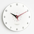 Minimalistic Modern Round Wall Clock - Silent Sweep, 29 cm, MDF Acrylic, view 6