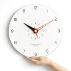 Minimalistic Modern Round Wall Clock - Silent Sweep, 29 cm, MDF Acrylic, view 7
