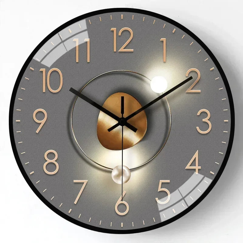 Silent Classic Wall Clock for Bedroom and Office - 30 cm, ABS, Non-Ticking, view 13