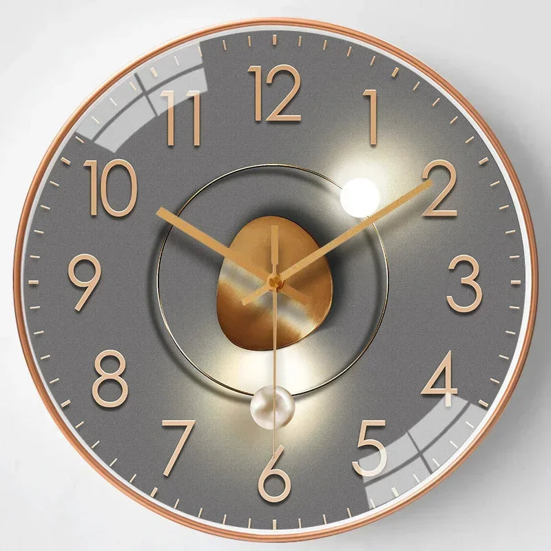Silent Classic Wall Clock for Bedroom and Office - 30 cm, ABS, Non-Ticking, view 14