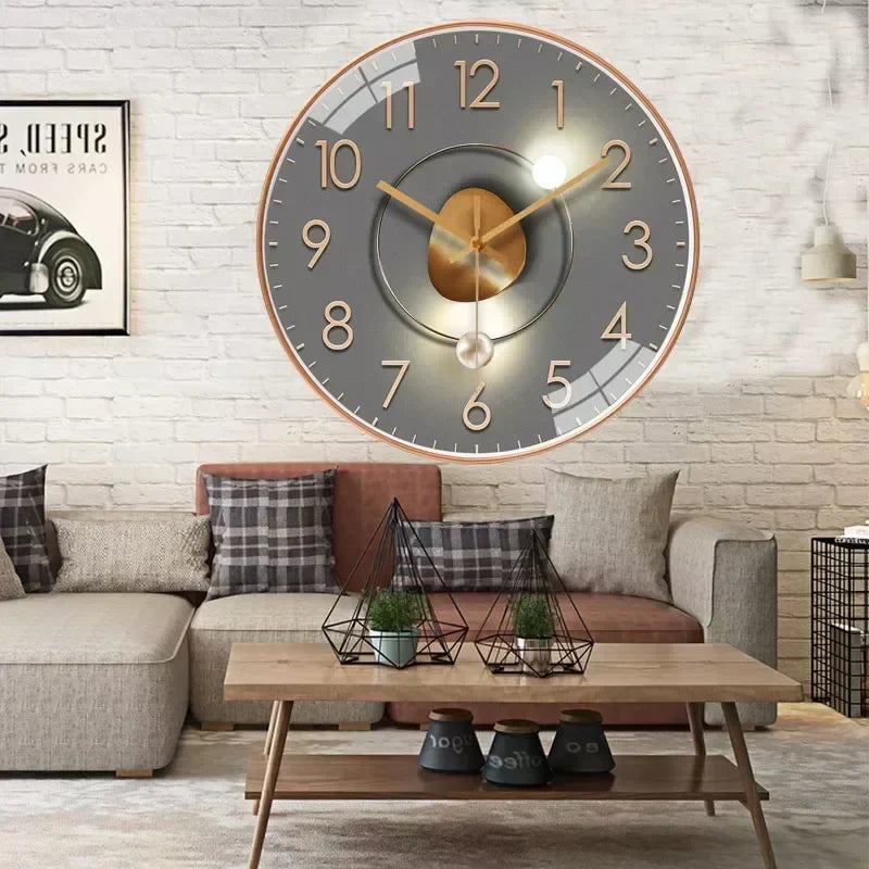 Silent Classic Wall Clock for Bedroom and Office - 30 cm, ABS, Non-Ticking, view 5