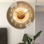 Silent Classic Wall Clock for Bedroom and Office - 30 cm, ABS, Non-Ticking, view 6