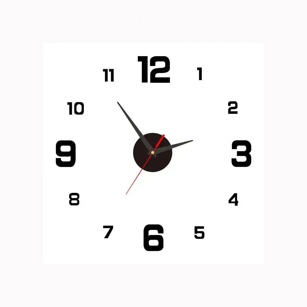 Silent Classic Wall Clock for Bedroom and Office - 30 cm, ABS, Non-Ticking, view 9