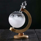 Storm Glass Weather Predicting Forecast Bottle - Crystal Desktop Barometer