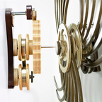 Handmade Wooden Kinetic Sculpture - Winding Spring Mechanism, 580g, view 4