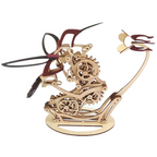 Wood Kinetic Hummingbird Sculpture - 30x23x5cm, 400g, view 10