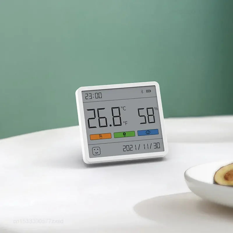 All-in-One Indoor Humidity Meter Clock Digital Thermometer - Digital Display, view 3
