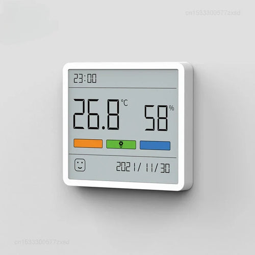 All-in-One Indoor Humidity Meter Clock Digital Thermometer - Digital Display