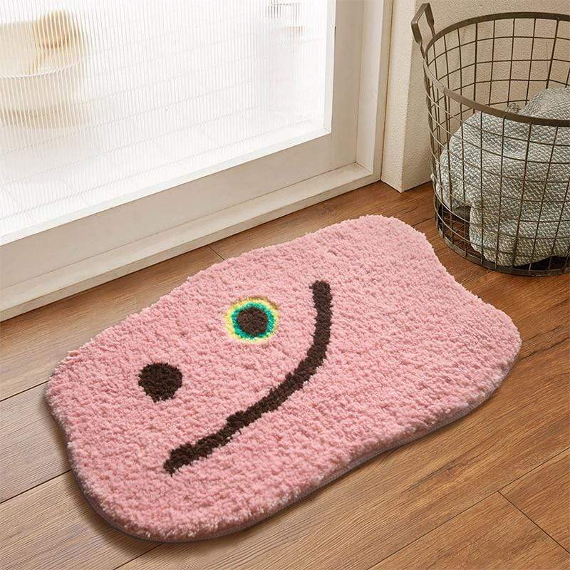 Fluffy Bathroom Mat - Polyester, Non-Slip, 45x67cm, view 2