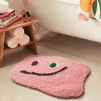 Fluffy Bathroom Mat - Polyester, Non-Slip, 45x67cm, view 3