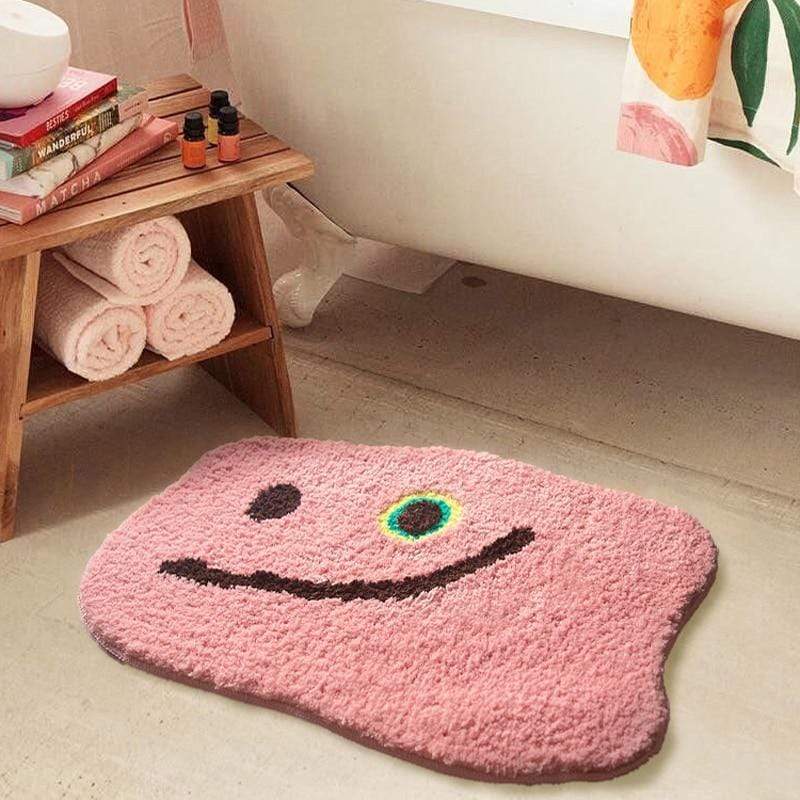 Fluffy Bathroom Mat - Polyester, Non-Slip, 45x67cm, view 3